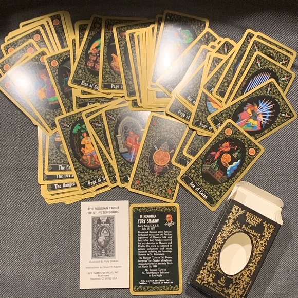 Vintage 1st Edition Russian Tarot Cards of St. Petersburg. - Picture 2 of 6